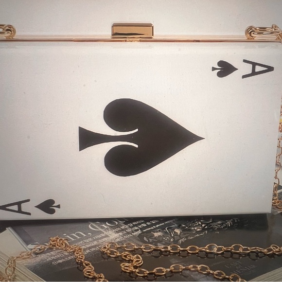 NWT Ace Playing Card clutch- only available at the exclusive club! - Picture 4 of 8